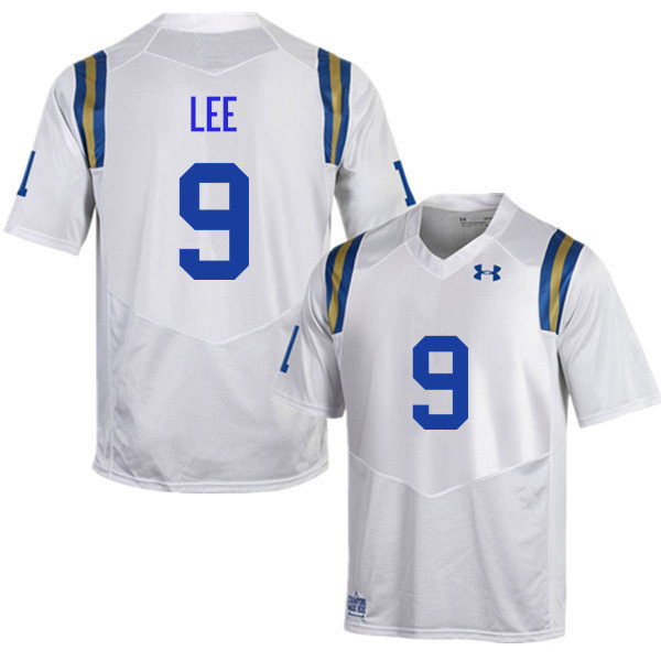 Men #9 Dymond Lee UCLA Bruins Under Armour College Football Jerseys Sale-White